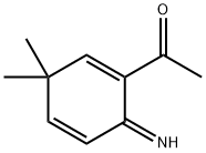 Ethanone, 1-(6-imino-3,3-dimethyl-1,4-cyclohexadien-1-yl)- (9CI) 结构式