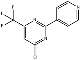 4-氯-2-(吡啶-4-基)-6-(三氟甲基)嘧啶 结构式
