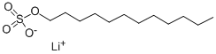 十二烷基硫酸锂 结构式