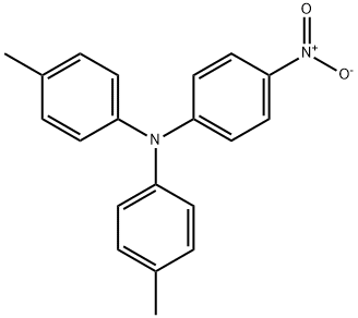 4-硝基-4',4''-二甲基三苯胺 结构式