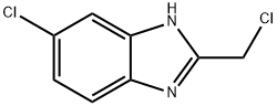 5-Chloro-2-chloromethyl-1H-benzoimidazole 结构式