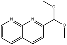 [1,8]萘啶-2-甲醛缩二甲醇 结构式