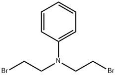 N,N-BIS[2-BROMO-ETHYL]ANILINE 结构式