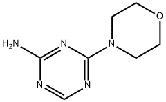 4-(4-吗啉基)-1,3,5-三嗪-2-胺 结构式