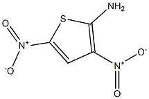 3,5-二硝基-2-氨基噻吩 结构式