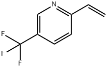 5-(三氟甲基)-2-乙烯基吡啶 结构式