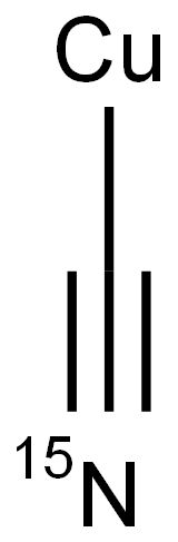 氰化铜(I)-15N 结构式