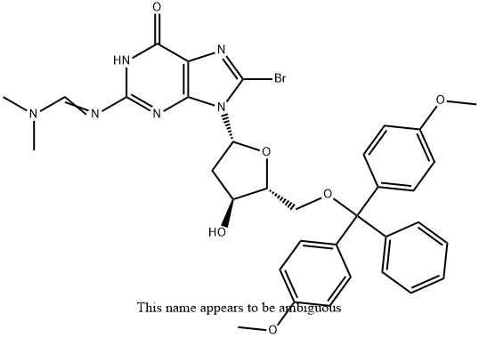 8-BROMO-5'-O-(DIMETHOXYTRITYL)-N2-(DIMETHYLAMINOMETHYLIDENE)-2'-DEOXYGUANOSINE