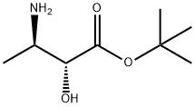 叔丁基(2R，3R)-3-氨基-2-羟基丁酸 结构式