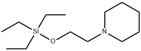 1-[2-(Triethylsilyloxy)ethyl]piperidine 结构式