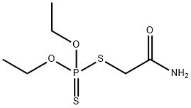 Dithiophosphoric acid O,O-diethyl S-(carbamoylmethyl) ester 结构式