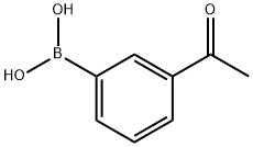 3-乙酰基苯硼酸 结构式