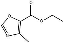 4-甲基-1,3-恶唑-5-甲酸乙酯 结构式