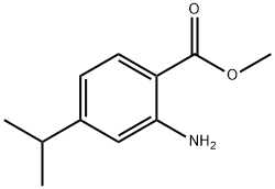 2-氨基-4-异丙基苯甲酸甲酯 结构式