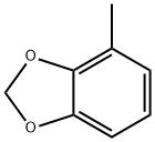 4-甲基-1,3-苯并二氧戊环 结构式