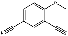 Benzonitrile, 3-ethynyl-4-methoxy- (9CI) 结构式