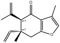 莪术呋喃烯酮 结构式