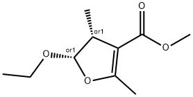 3-Furancarboxylicacid,5-ethoxy-4,5-dihydro-2,4-dimethyl-,methylester,cis-(9CI) 结构式