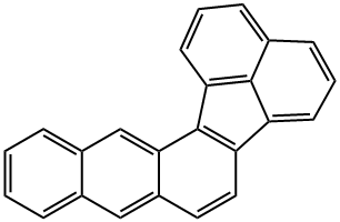 NAPHTHO[2,3-J]FLUORANTHENE 结构式