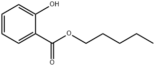 水杨酸戊酯 结构式