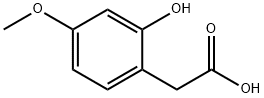 Benzeneacetic acid, 2-hydroxy-4-methoxy- 结构式