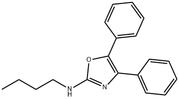 2-(Butylamino)-4,5-diphenyloxazole 结构式