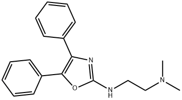 2-((2-(Dimethylamino)ethyl)amino)-4,5-diphenyloxazole 结构式