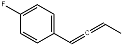 Benzene, 1-(1,2-butadienyl)-4-fluoro- (9CI) 结构式