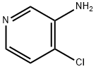 3-氨基-4-氯吡啶 结构式