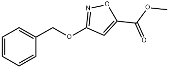 3-(苄氧基)异恶唑-5-甲酸甲酯 结构式
