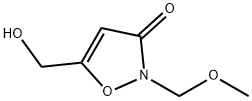 3(2H)-Isoxazolone, 5-(hydroxymethyl)-2-(methoxymethyl)- (9CI) 结构式