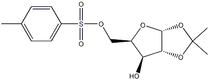 1,2-O-Isopropylidene-5-O-p-toluenesulfonyl-a-D-xylofuranose 结构式