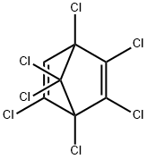 1,2,3,4,5,7,7-Heptachlorobicyclo[2.2.1]hepta-2,5-diene 结构式