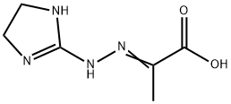 Propanoic acid, 2-[(4,5-dihydro-1H-imidazol-2-yl)hydrazono]- (9CI) 结构式