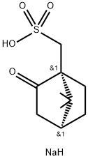 Bicyclo[2.2.1]heptane-1-Methanesulfonic acid, 7,7-diMethyl-2-oxo-, sodiuM salt, (1R,4S)- 结构式