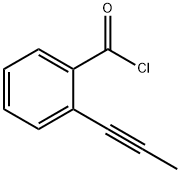 Benzoyl chloride, 2-(1-propynyl)- (9CI) 结构式