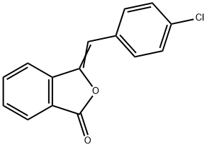 3-(4-氯苯亚甲基)异苯并呋喃-1(3H)-酮 结构式