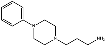 3-(4-苯基-1-	哌嗪)丙胺 结构式