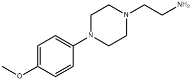 2-[4-(4-甲氧苯基)哌嗪-1-基]乙胺 结构式
