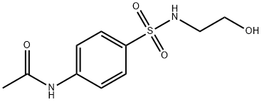 N-(4-[[(2-羟基乙基)氨基]磺酰基]苯基)乙酰胺 结构式