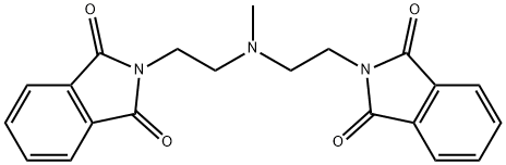 2,2'-[(Methylimino)bisethylene]bis(2H-isoindole-1,3-dione) 结构式