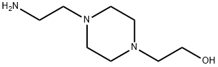 2-(4-(2-氨基乙基)哌嗪-1-基)乙醇 结构式
