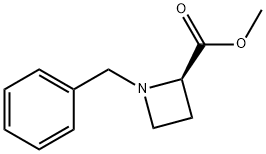 (R)-1-苄基-氮杂环丁烷-2-甲酸甲酯 结构式