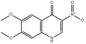 6,7-DIMETHOXY-4-HYDROXY-3-NITROQUINOLINE
 结构式