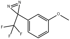 3-(3-甲氧基苯基)-3-(三氟甲基)双吖丙啶 结构式