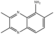 5-Quinoxalinamine,2,3,6-trimethyl-(9CI) 结构式