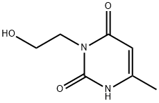 3-(2-羟基乙基)-6-甲基尿嘧啶 结构式