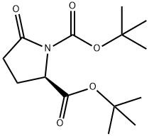 N-叔丁氧羰基-D-焦谷氨酸叔丁酯 结构式