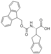 N-芴甲氧羰基-L-2-茚满甘氨酸 结构式