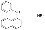 N-苯基-1-萘胺氢溴酸盐 结构式